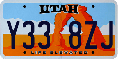 UT license plate Y338ZJ
