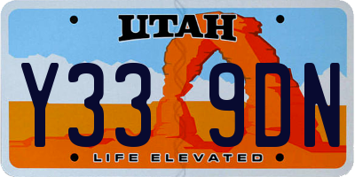 UT license plate Y339DN