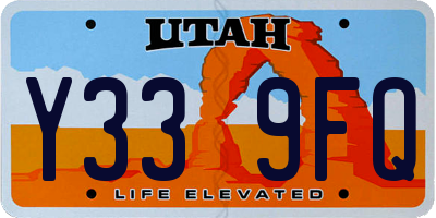 UT license plate Y339FQ
