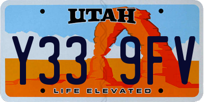 UT license plate Y339FV