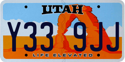 UT license plate Y339JJ
