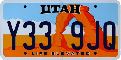 UT license plate Y339JQ