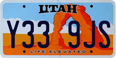UT license plate Y339JS