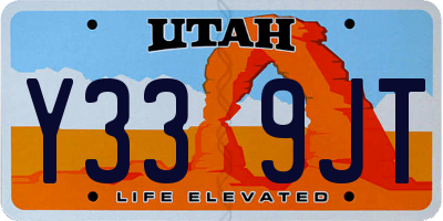 UT license plate Y339JT