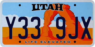 UT license plate Y339JX