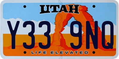 UT license plate Y339NQ