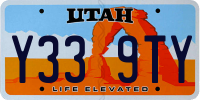 UT license plate Y339TY