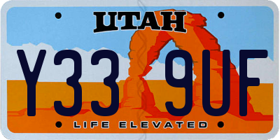 UT license plate Y339UF