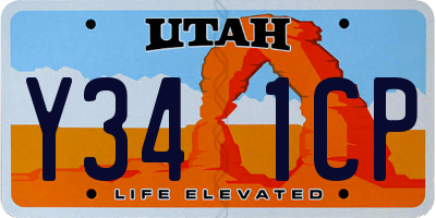 UT license plate Y341CP