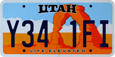 UT license plate Y341FI
