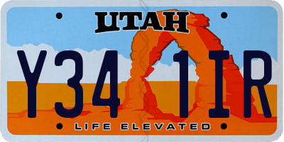 UT license plate Y341IR
