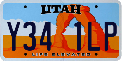 UT license plate Y341LP