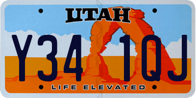 UT license plate Y341QJ