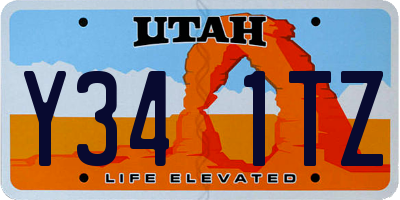 UT license plate Y341TZ