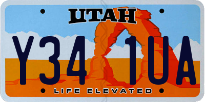 UT license plate Y341UA