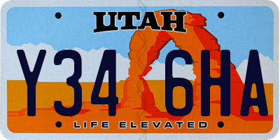 UT license plate Y346HA