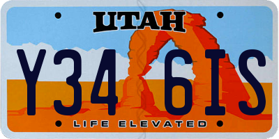 UT license plate Y346IS