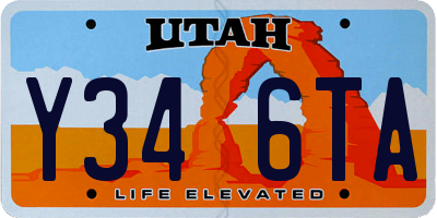 UT license plate Y346TA
