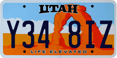 UT license plate Y348IZ