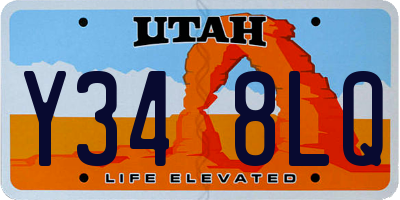 UT license plate Y348LQ
