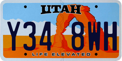 UT license plate Y348WH