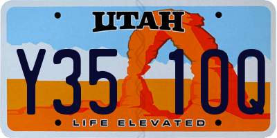 UT license plate Y351OQ