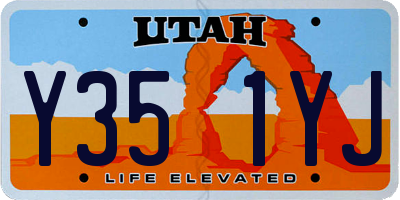UT license plate Y351YJ