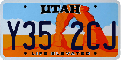 UT license plate Y352CJ