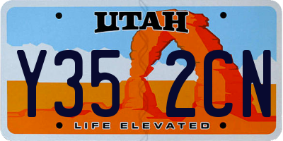 UT license plate Y352CN