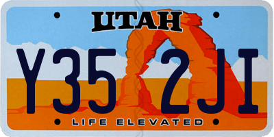 UT license plate Y352JI