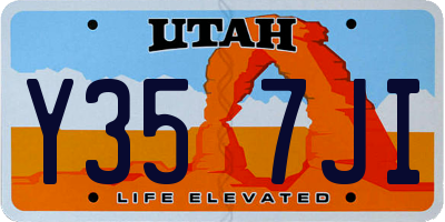 UT license plate Y357JI