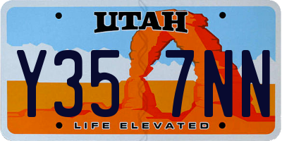 UT license plate Y357NN
