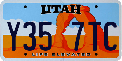 UT license plate Y357TC