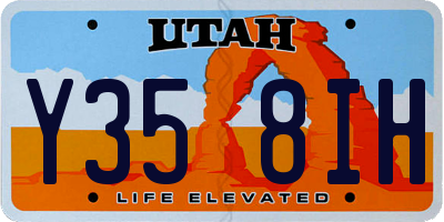 UT license plate Y358IH