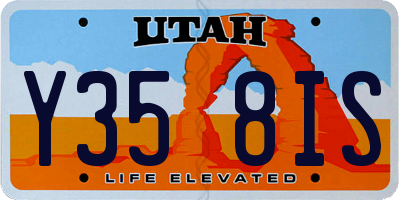 UT license plate Y358IS
