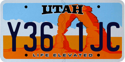 UT license plate Y361JC