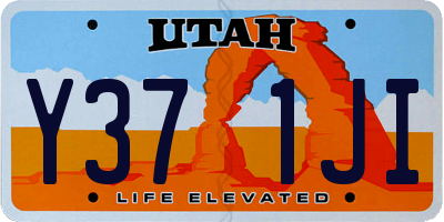 UT license plate Y371JI