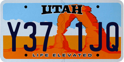 UT license plate Y371JQ