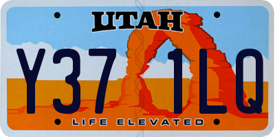 UT license plate Y371LQ