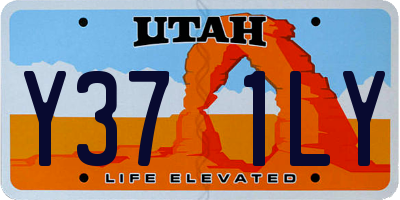 UT license plate Y371LY