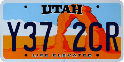 UT license plate Y372CR