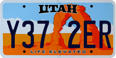 UT license plate Y372ER