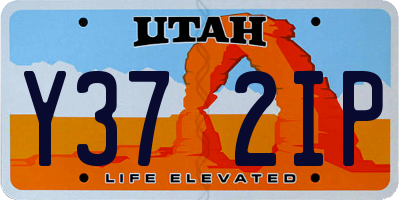 UT license plate Y372IP