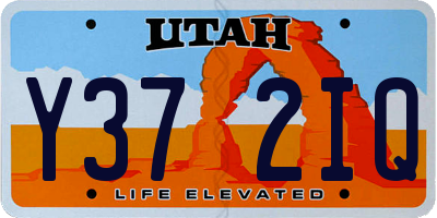 UT license plate Y372IQ