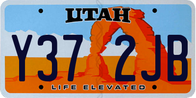 UT license plate Y372JB