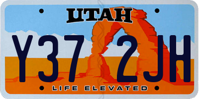 UT license plate Y372JH