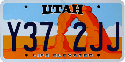 UT license plate Y372JJ