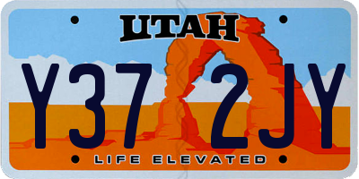 UT license plate Y372JY