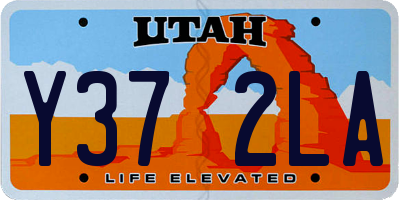 UT license plate Y372LA