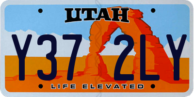UT license plate Y372LY